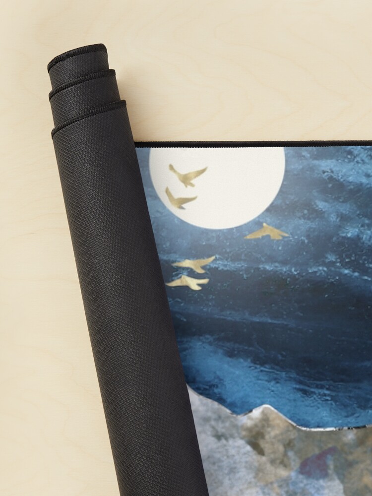 Alternate view of Moonlit Snow Mouse Pad