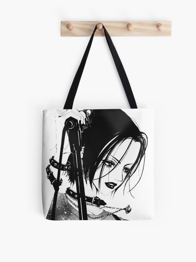 Black Designer Cosmetic Bag Y2K Gothic Aesthetics Anime 