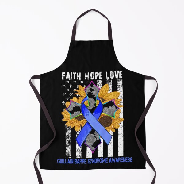Item preview, Sunflower Faith Hope Love Cross and Flag Guillain Barre Syndrome Awareness designed and sold by largellie.