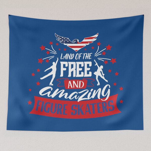 Item preview, Land Of The Free And Amazing Figure Skaters designed and sold by TripleTriple.