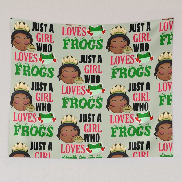 Item preview, Just A Girl Who Loves Frogs Gift designed and sold by catchyology.