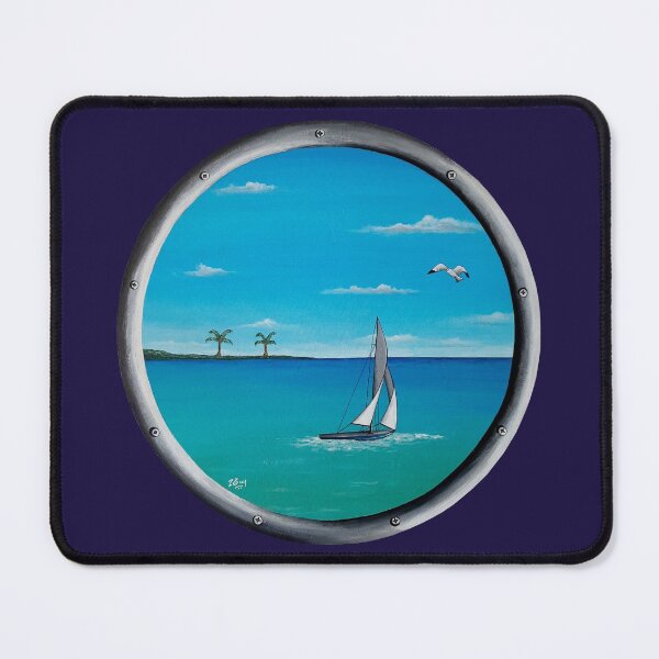 Item preview, Window on Azure designed and sold by ZemyArt.