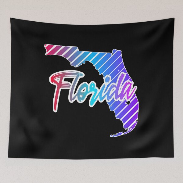 Item preview, Florida State | Retrowave 80s Style designed and sold by AlexRinzler.