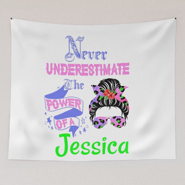 Item preview, Cheetah print messy bun Never underestimate the power of a Jessica/ Jess/ Jessie  designed and sold by Designs Of all kinds.