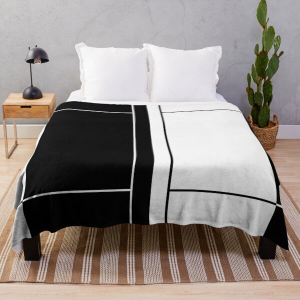 Item preview, Black and White Modern Geometric Squares designed and sold by Orchyd.