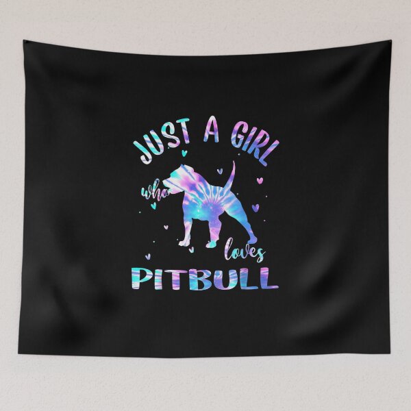 Item preview, Just A Girl Who Loves Pitbull Dog Lover designed and sold by wowart4u.