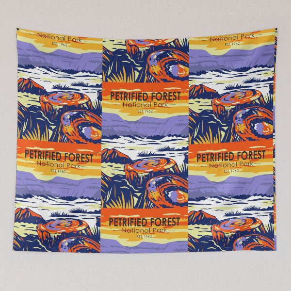 Item preview, Petrified Forest National Park Arizona Vintage designed and sold by KrisSidDesigns.