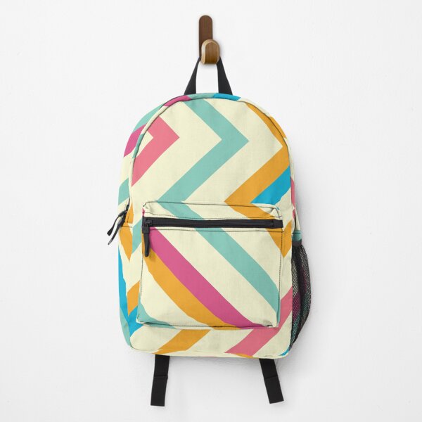 Item preview, colorful pastel modern triangle geometric repeat pattern| surface design designed and sold by Jasmine Blooms Designs.