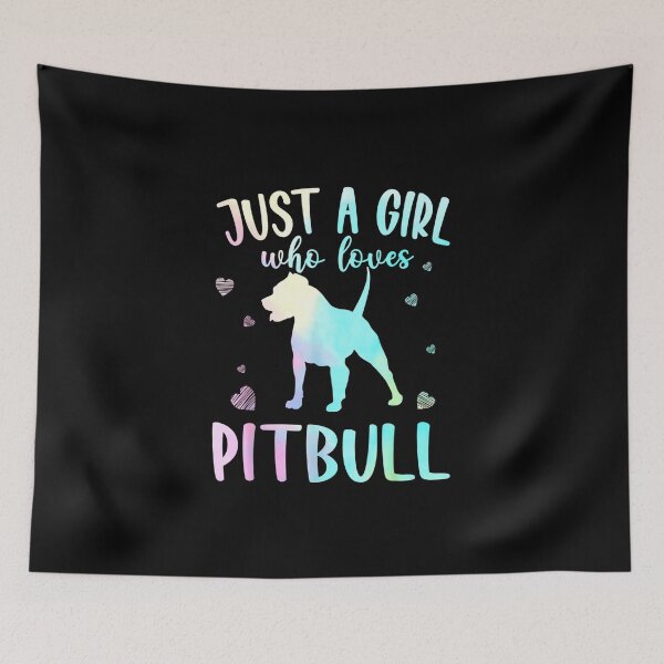 Item preview, Just A Girl Who Loves Pitbull Dog Lover designed and sold by wowart4u.