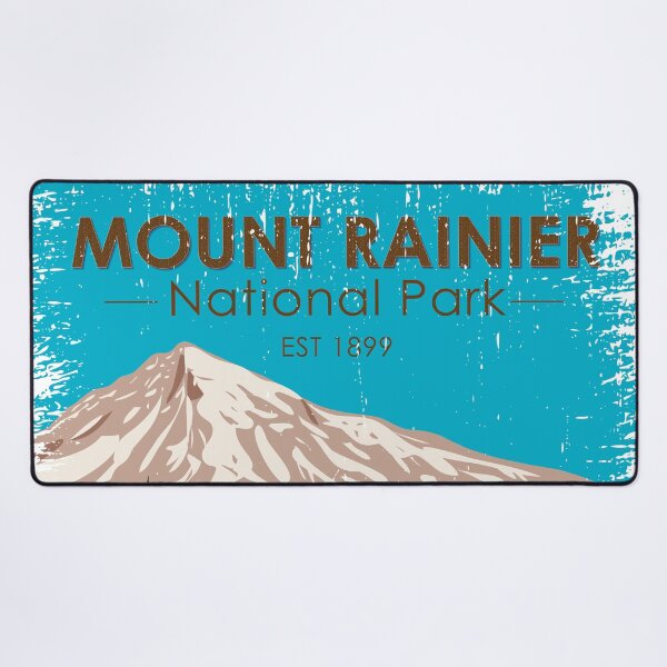 Item preview, Mount Rainier National Park Washington Vintage designed and sold by KrisSidDesigns.