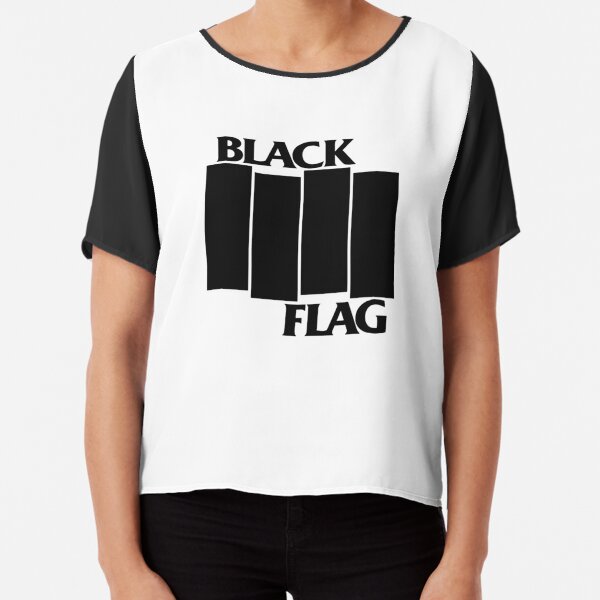 BLACK FLAG Chiffon Top