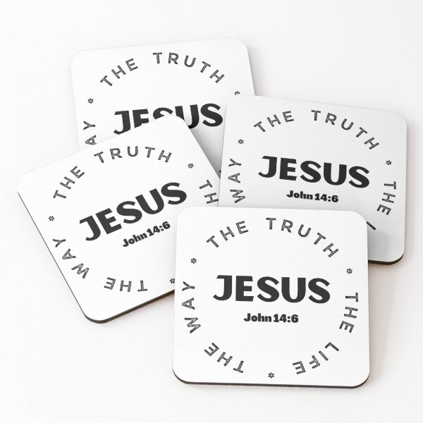 Item preview, Jesus the way the truth the life John 14:6 bible scripture design designed and sold by FayNdesigns.