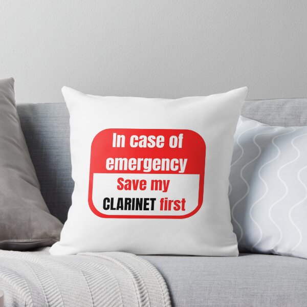 Item preview, In Case of Emergency, Save my Clarinet First designed and sold by choceclairs.