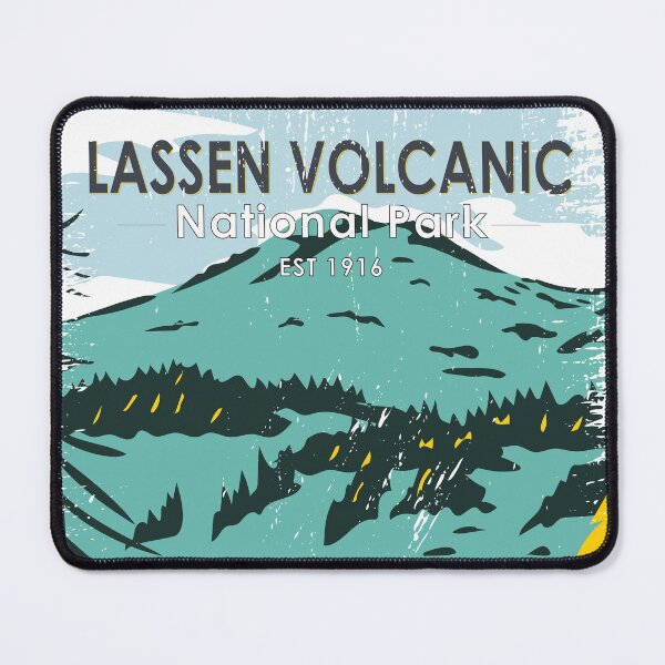 Item preview, Lassen Volcanic National Park California Vintage designed and sold by KrisSidDesigns.