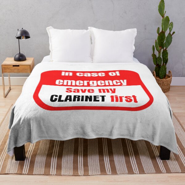 Item preview, In Case of Emergency, Save my Clarinet First designed and sold by choceclairs.