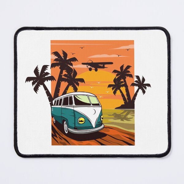 Item preview, Flower Power RHD 23 Window Type 2 Samba Green Tropical designed and sold by artorno.