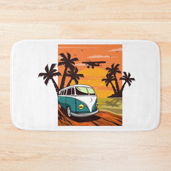 Item preview, Flower Power RHD 23 Window Type 2 Samba Green Tropical designed and sold by artorno.