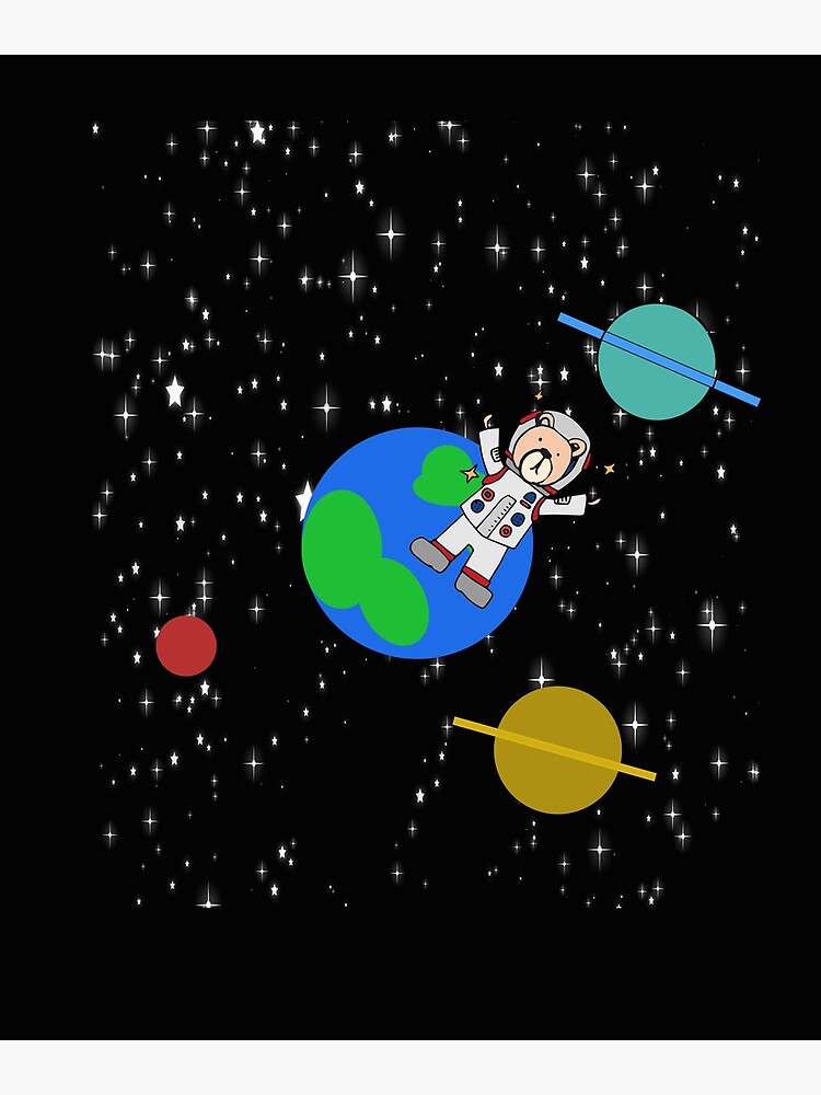 “Astronaut Bear” Poster for Sale by GorillaSports | Redbubble