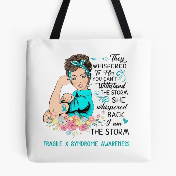 Item preview, I AM THE STORM FRAGILE X SYNDROME AWARENESS designed and sold by Brad-FI.