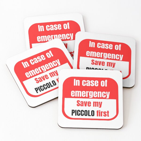 Item preview, In Case of Emergency, Save my Piccolo First designed and sold by choceclairs.