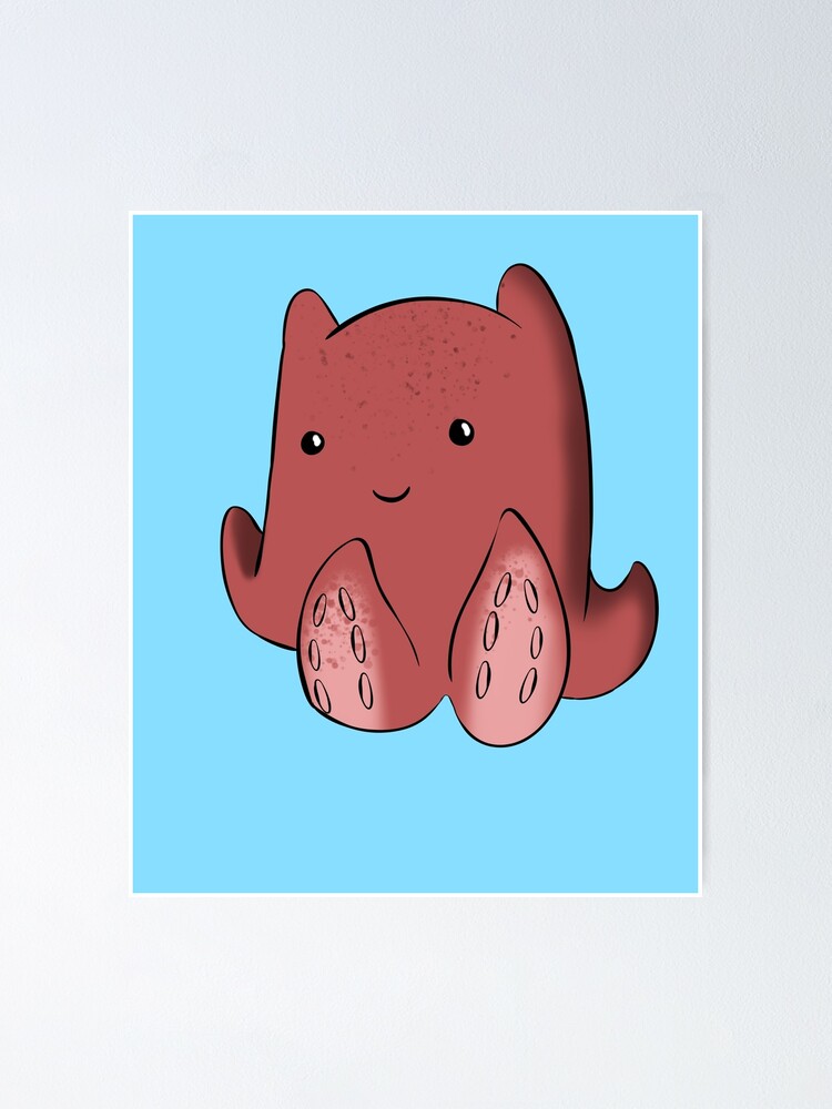 Cute Octopus Poster For Sale By Sweetrfutr27 Redbubble 3395