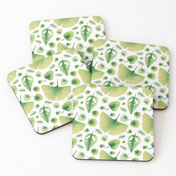 Item preview, Green Jungle Leaves Pattern designed and sold by digoarpi.