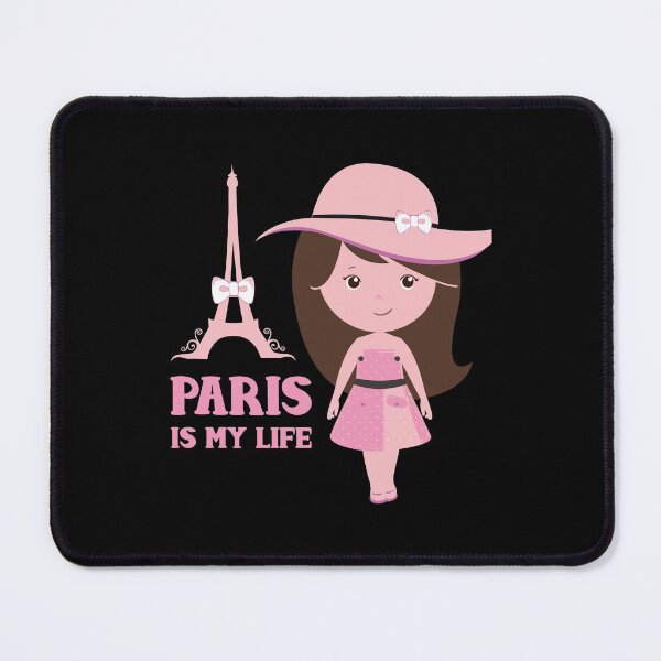 Item preview, Sweet Shopping Girl In Paris Pink Eiffel Tower Travel designed and sold by elamlakini.