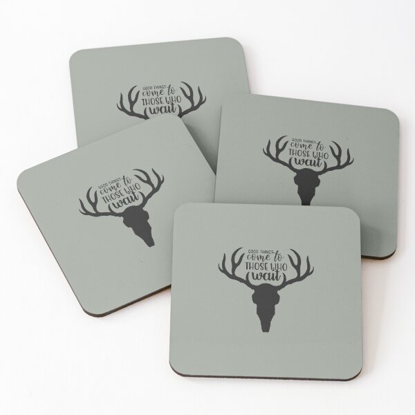 Item preview, Deer Hunter Quote Good Things Come to Those who Wait designed and sold by Sheepherder120.