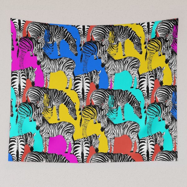 Item preview, Zebra,colorful,abstract,black and white,zebra stripes,pattern  designed and sold by MariaMarinova.