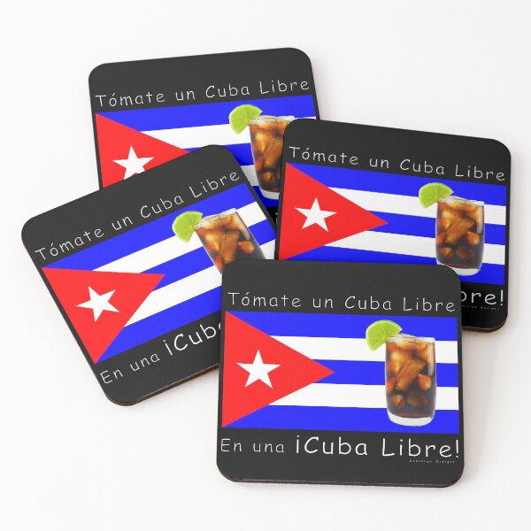 Item preview, Cuban flag: Drink a Cuba Libre, in a Cuba Libre designed and sold by geldorgo.