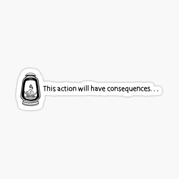 life is strange true colors this action will have consequences  Sticker