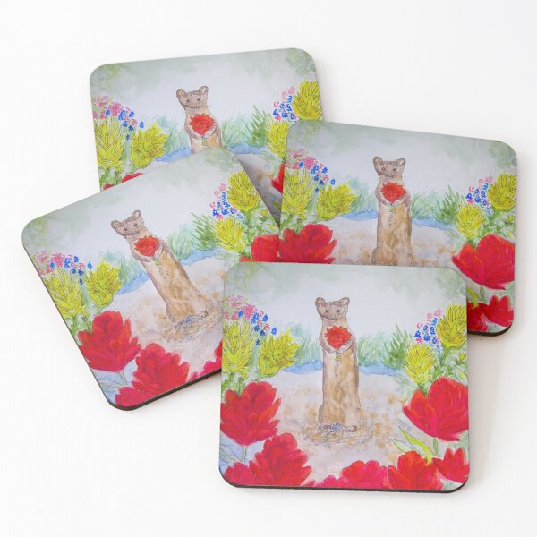 Item preview, Little Weasel in the Wildflowers designed and sold by TurnipWilson.