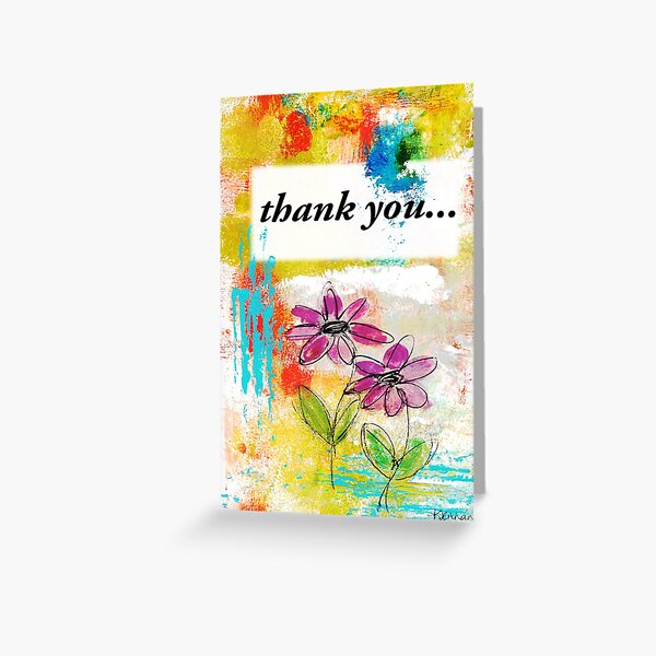 Thank you with Daisies  Greeting Card