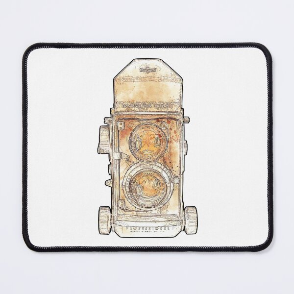 Item preview, Vintage Mamiya C220 Camera Sepia Sketch designed and sold by Retro Art Factory.
