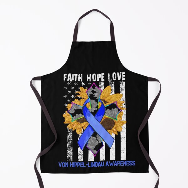 Item preview, Sunflower Faith Hope Love Cross and Flag Von Hippel-Lindau Awareness designed and sold by largellie.