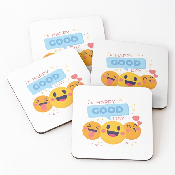 Item preview, Happy Good Day Happiness Happy Mood emoji Be Smile Always Smiley Face Apparel Essential Motivation Inspiration Joy Mood designed and sold by DesignByHeartUK.