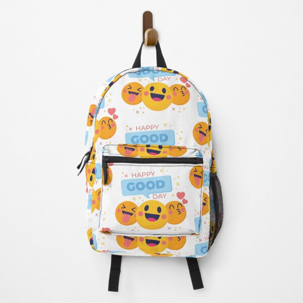 Item preview, Happy Good Day Happiness Happy Mood emoji Be Smile Always Smiley Face Apparel Essential Motivation Inspiration Joy Mood designed and sold by DesignByHeartUK.