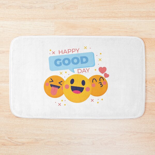 Item preview, Happy Good Day Happiness Happy Mood emoji Be Smile Always Smiley Face Apparel Essential Motivation Inspiration Joy Mood designed and sold by DesignByHeartUK.