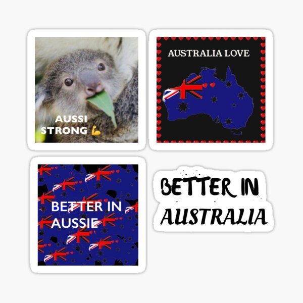 Land Down Under Australia Spotlight Sticker