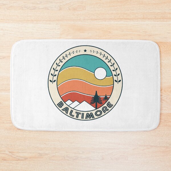 Item preview, Baltimore Retro Vintage Sunset - Baltimore Maryland Mountain Souvenir - Gift - Hometown - Hiking - Nature designed and sold by HappyTees Lab.