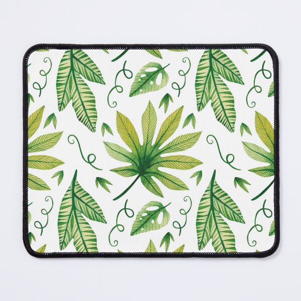 Item preview, Green Jungle Leaves Pattern designed and sold by digoarpi.