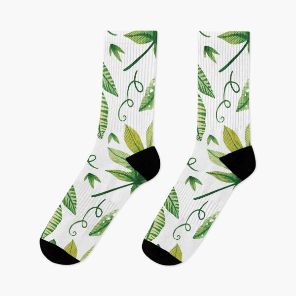 Item preview, Green Jungle Leaves Pattern designed and sold by digoarpi.
