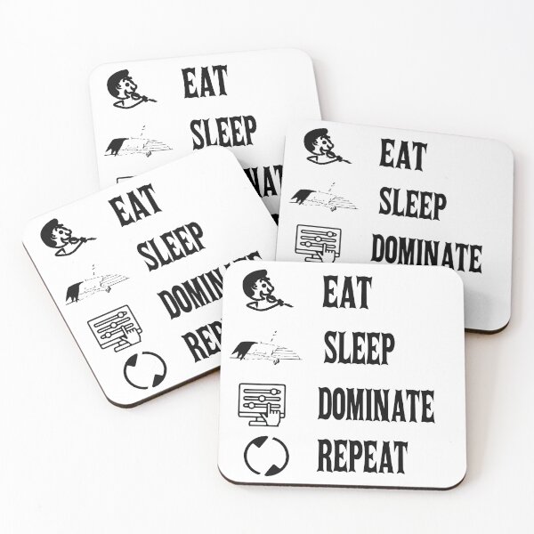 Item preview, Eat Sleep Dominate Repeat designed and sold by smartness-shop.