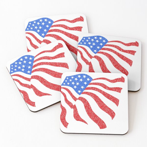 Item preview, Glittery USA Flag designed and sold by ChelleCreate.