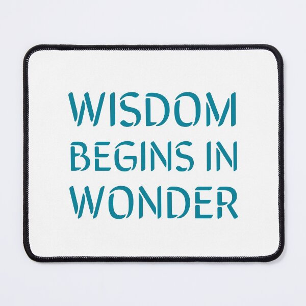 Item preview, Wisdom begins in wonder - Socrates quotes  designed and sold by Inspirationmotivation.