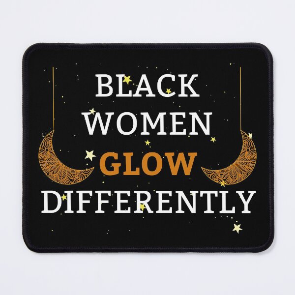 Item preview, Black Women Glow Differently designed and sold by SweetbeStore.