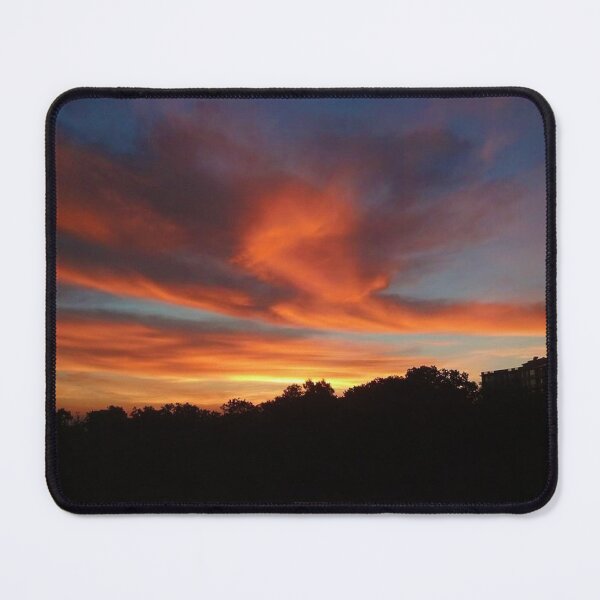 Item preview, From the Balcony ~ Sunrise Swirl over the Trees designed and sold by SXW Designs.