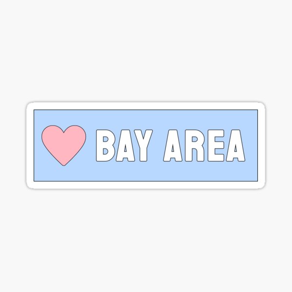 Item preview, Bay Area Baby Blue Pink Heart designed and sold by lukassfr.