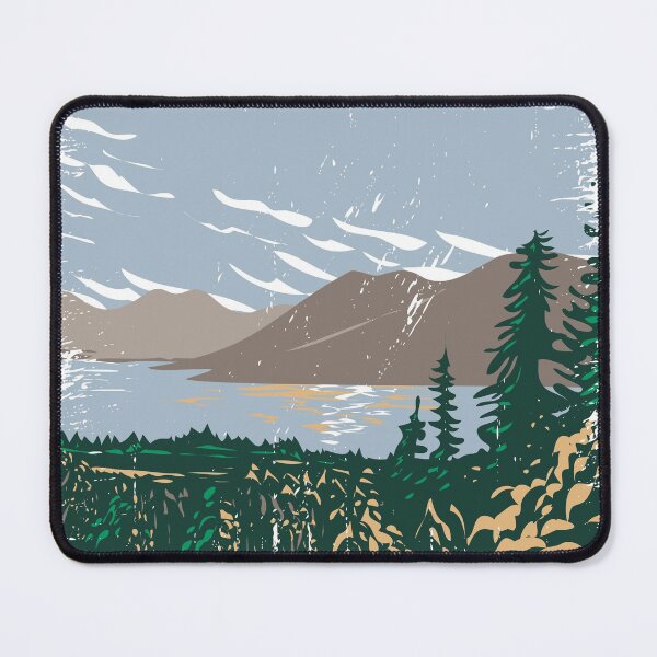 Item preview, Kenai Fjords National Park Skilake Lake Alaska Vintage designed and sold by KrisSidDesigns.