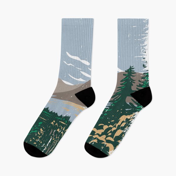 Item preview, Kenai Fjords National Park Skilake Lake Alaska Vintage designed and sold by KrisSidDesigns.